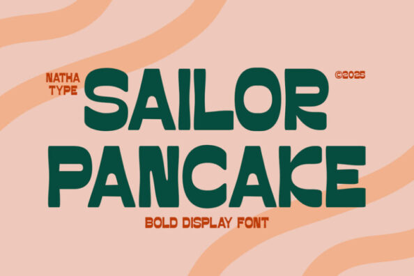 Sailor Pancake - Bold Display Font