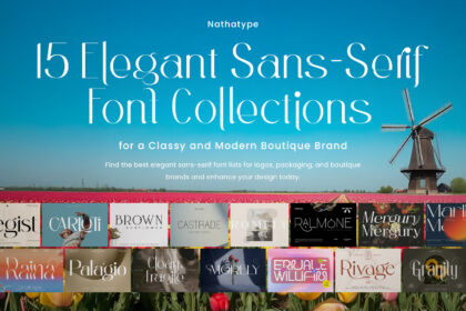 picture of 15 Elegant Sans-Serif Font Collections for a Classy and Modern Boutique Brand