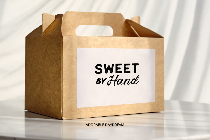 fonts for dessert branding