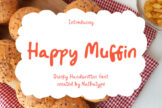 Last preview image of Happy Muffin – Quirky Handwritten Font