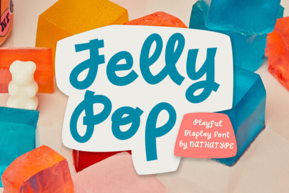 Jelly Pop - Playful Display Font