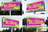 Last preview image of 4 Outdoor Sky View Billboard Mockup