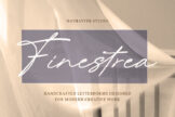 Last preview image of Finestrea – Modern Handwritten Font