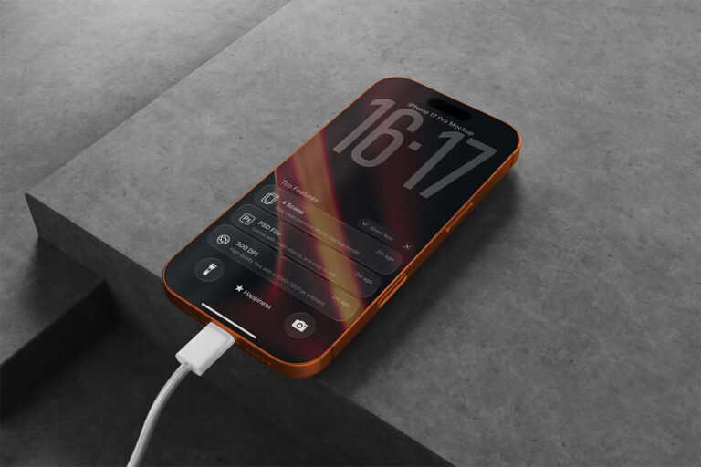 Preview image of High Quality iPhone 17 Pro Mockup Free