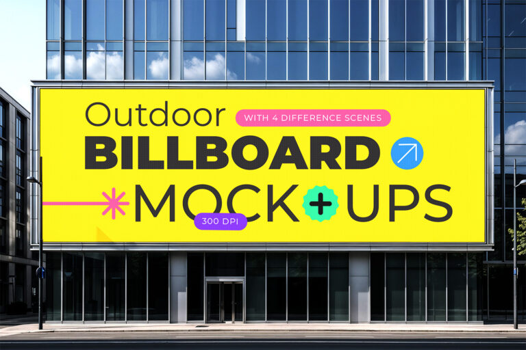 Preview image of High Resolution Billboard Mockup Free
