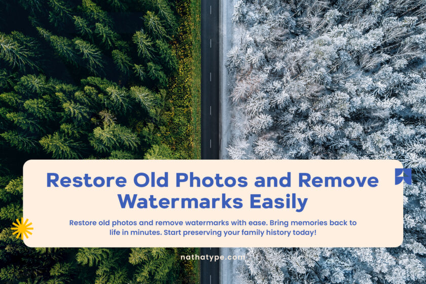picture of Restore Old Photos and Remove Watermarks Easily