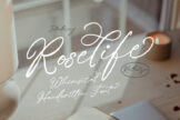 Last preview image of Roselife – Whimsical Handwritten Font