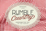 Last preview image of Rumble Country – Handdrawn Font Duo