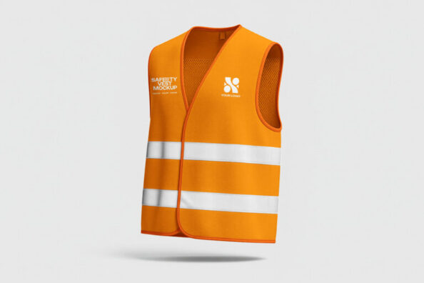 Safety Vest Mockup Free