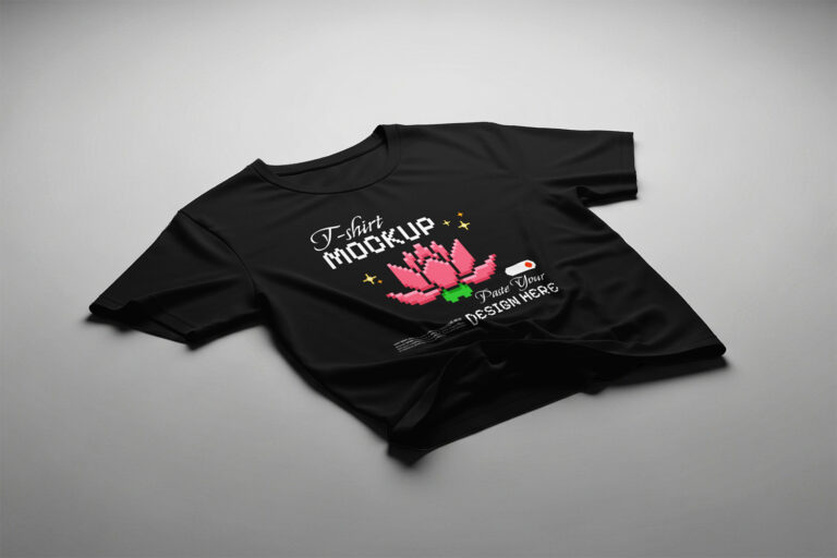 Preview image of Realistic T-Shirt Mockup Free