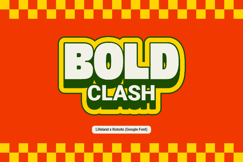 Pop Art Font Pairing