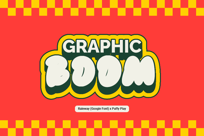 pop art font pairing