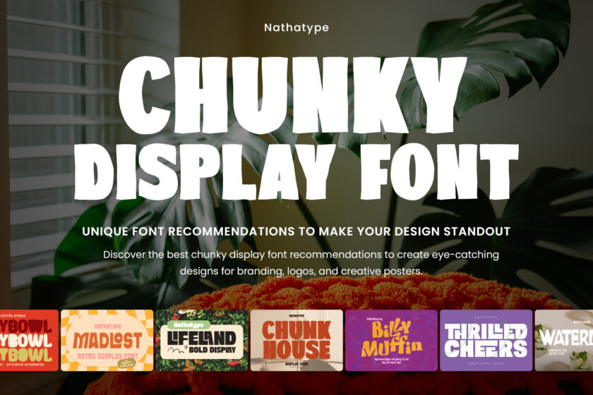 picture of Chunky Display Font: Unique Font Recommendations to Make Your Design Standout