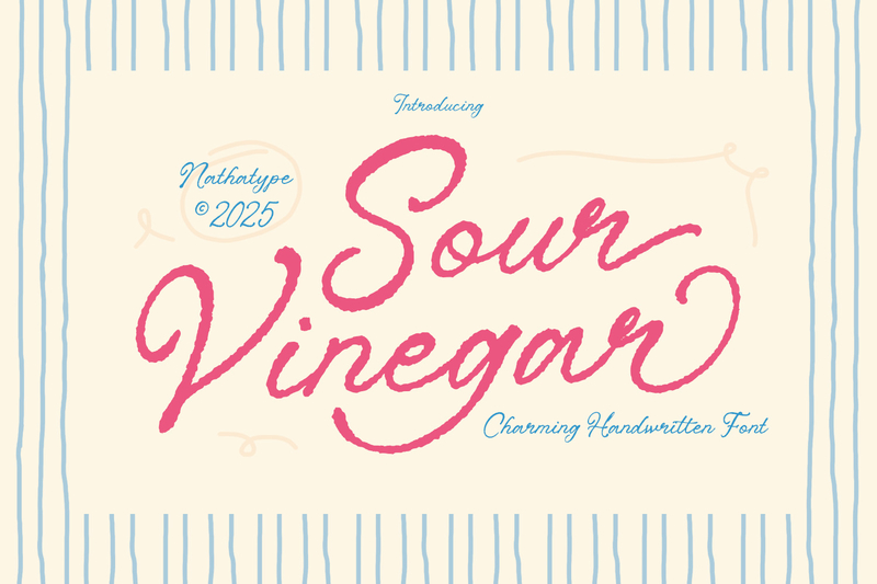 stunning handwritten font