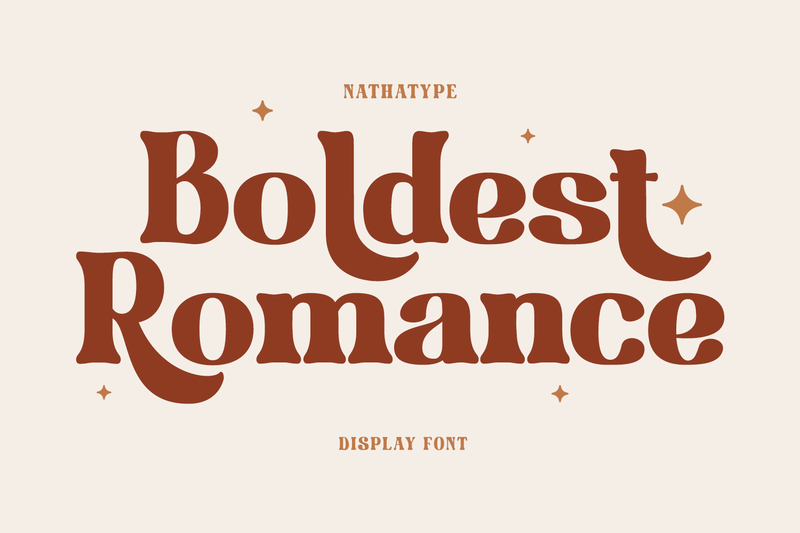 stylish display serif font