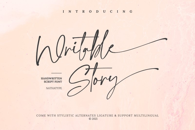 best charming handwritten font