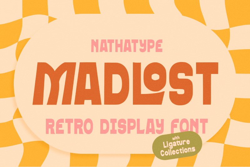 contemporary retro font 