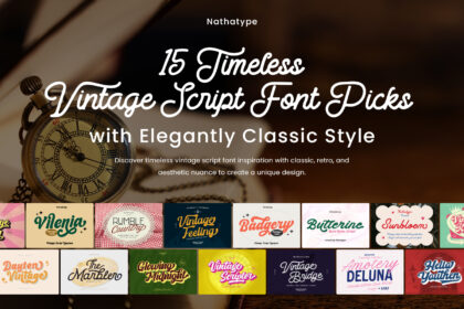 picture of 15 Timeless Vintage Script Font Picks with Elegantly Classic Style