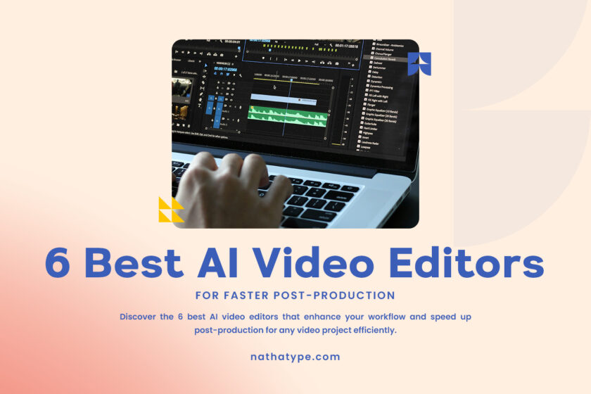 picture of 6 Best AI Video Editors for Faster Post-Production
