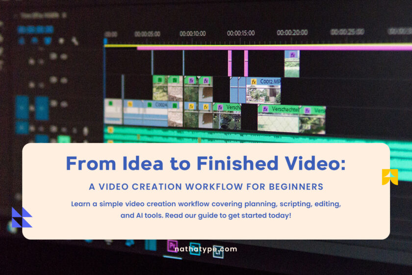 picture of From Idea to Finished Video: A Video Creation Workflow for Beginners