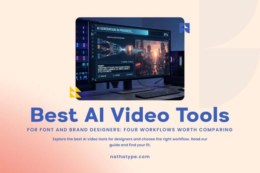 picture of Best AI Video Tools for Font and Brand Designers: Four Workflows Worth Comparing