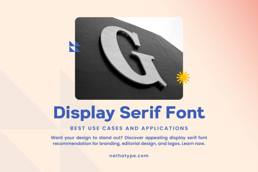 picture of Display Serif Font: Best Use Cases and Application